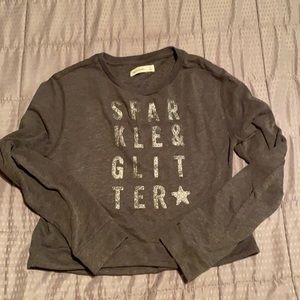Abercrombie & Fitch sparkle and glitter sweatshirt